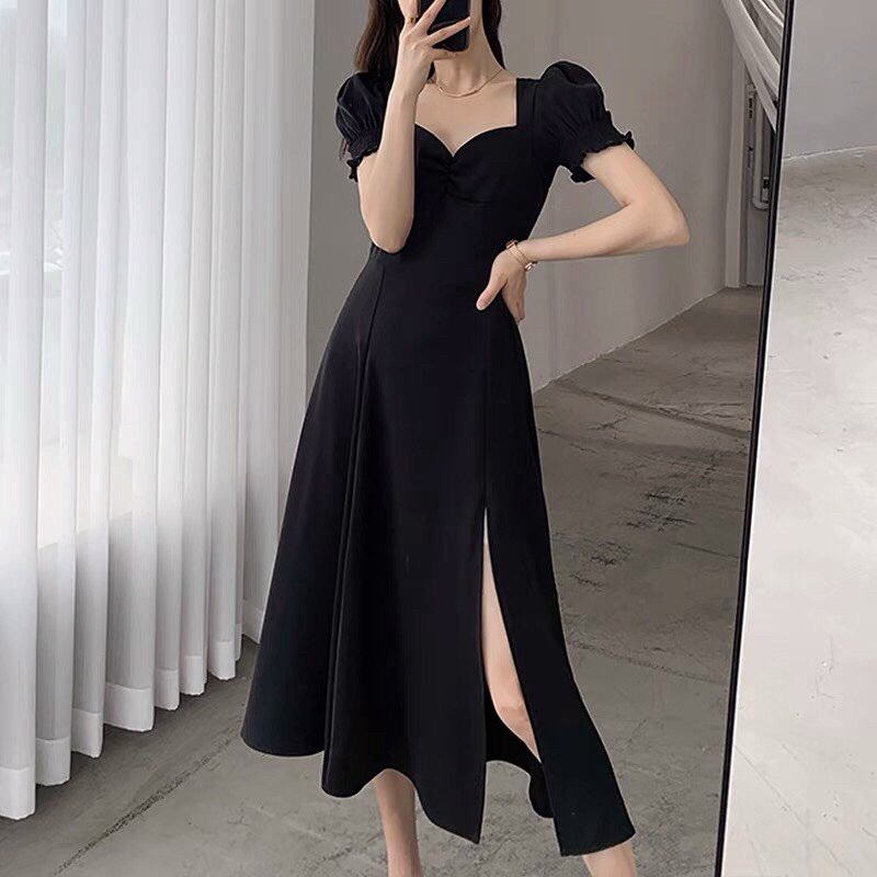 FreeshipMAX [HCM] ĐẦM XÒE NHÚN NGỰC TAY PHỒNG