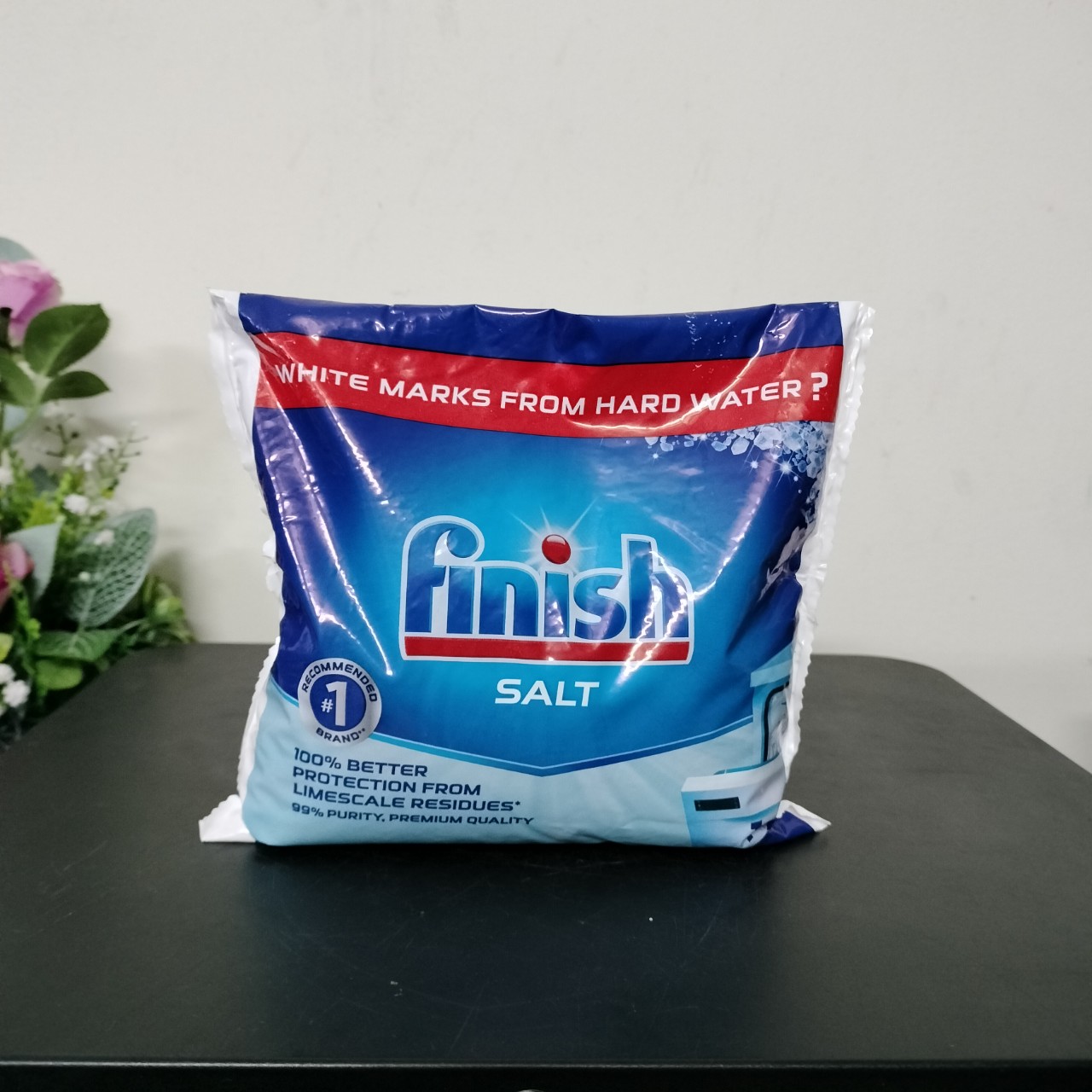 Muối rửa bát Finish 4.0 kg dùng cho Máy rửa bát chén ( CHÂU ÂU )