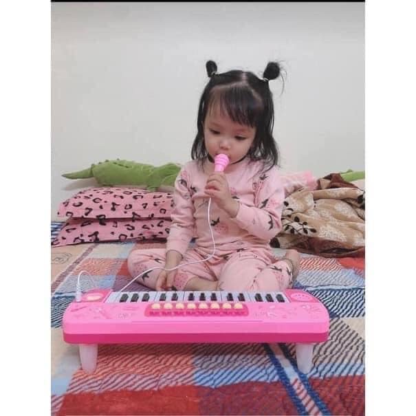 Đàn organ kèm mic cho bé cho bé ca hát vui nghịch