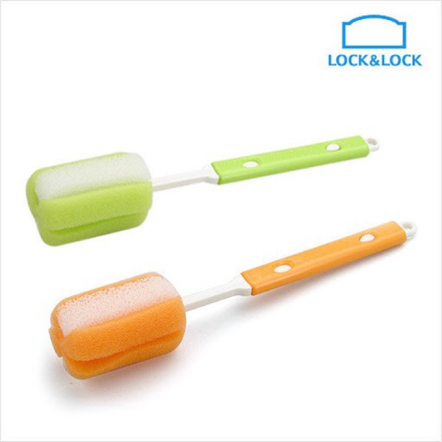 [HCM]Dụng cụ cọ rửa bình sữa LocknLock cán có thể kéo dài ETM114