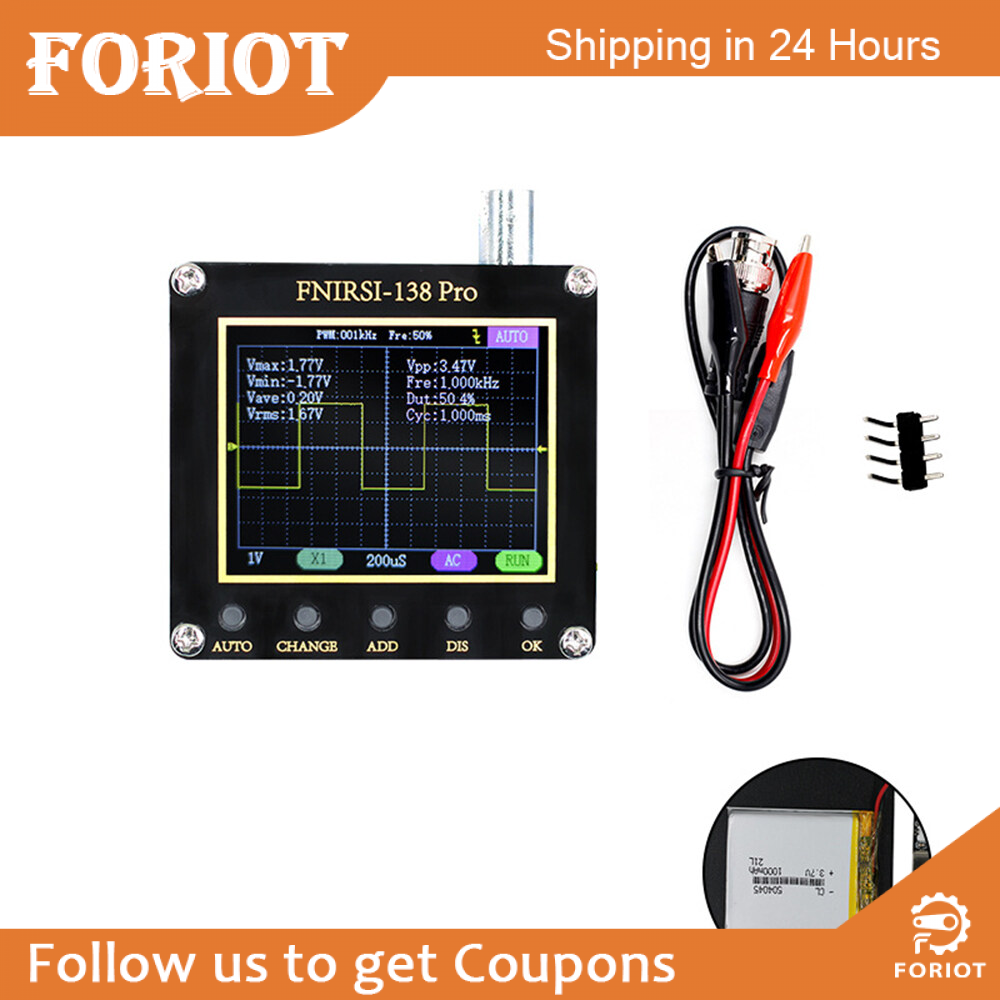 Foriot FNIRSI-138 PRO Handheld Digital Oscilloscope without battery