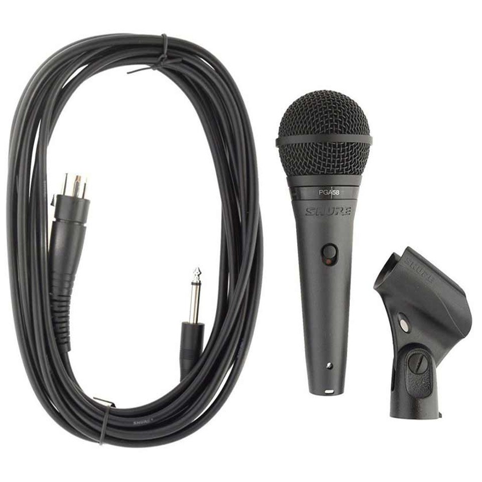 Micro có dây SHURE PGA58-QTR - Hàng Chính Hãng