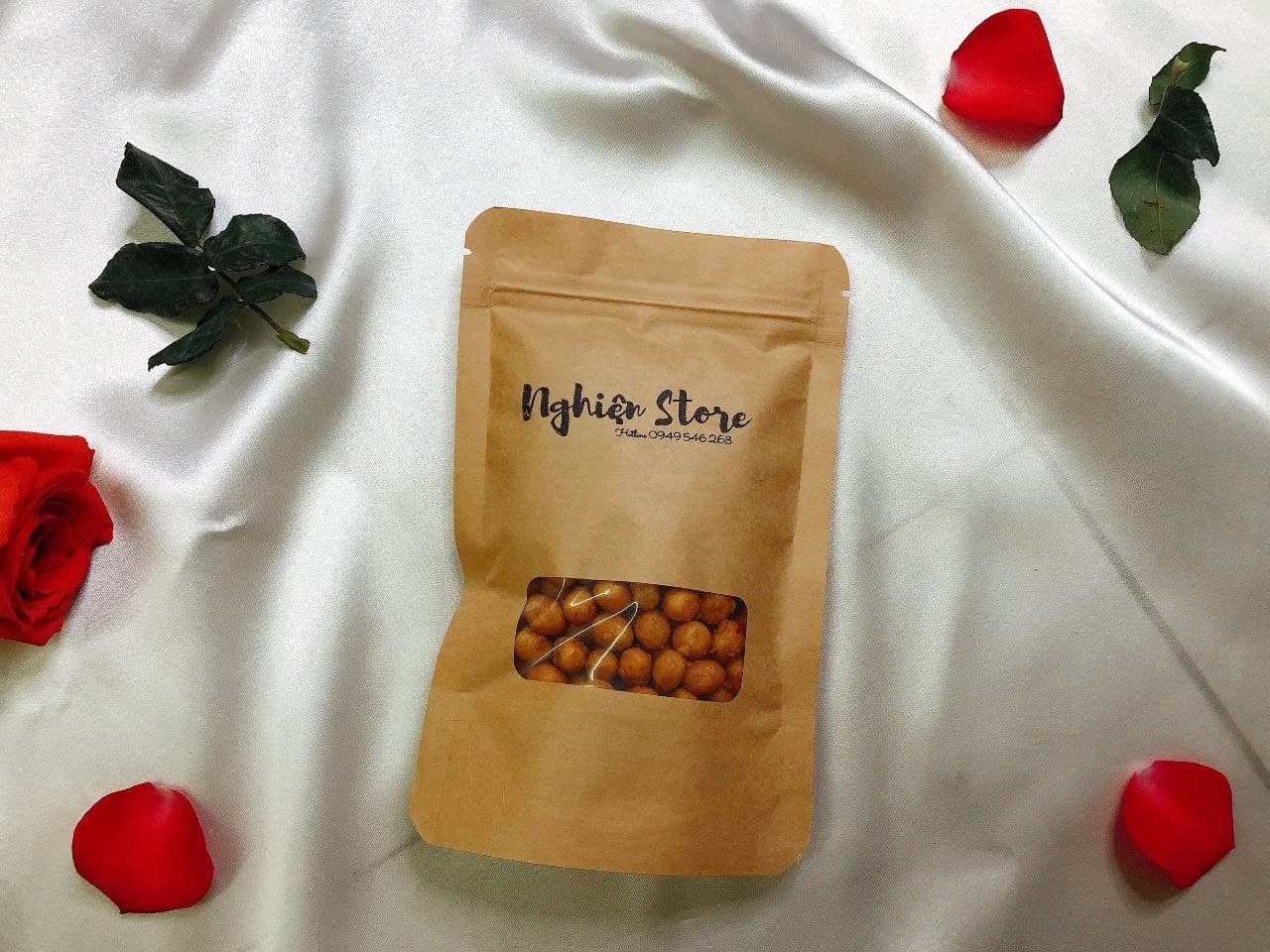 [HCM]Đậu phộng da cá tỏi ớt 200gr