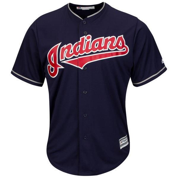 22/23 Top quality Mens Cleveland Indians MLB Baseball Jersey Red Navy White Grey