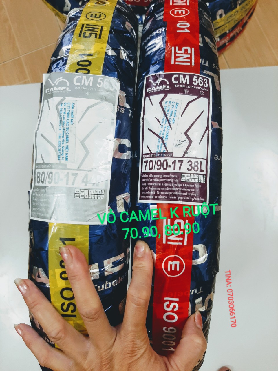 [HCM]CẶP VỎ CAMEL K RUỘT GAI ROSSO  70.90 80.90 GẮN XE EXCITER WINNER VÀ CÁC DÒNG XE KHÁC