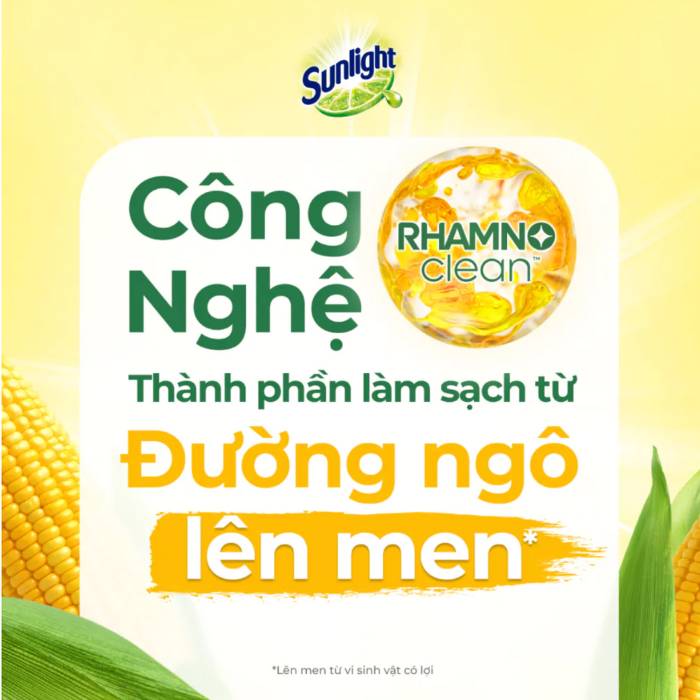 Can nước rửa chén Sunlight Bio-care Thiên Nhiên 100% Gốc thực vật Trà Xanh 3.5kg
