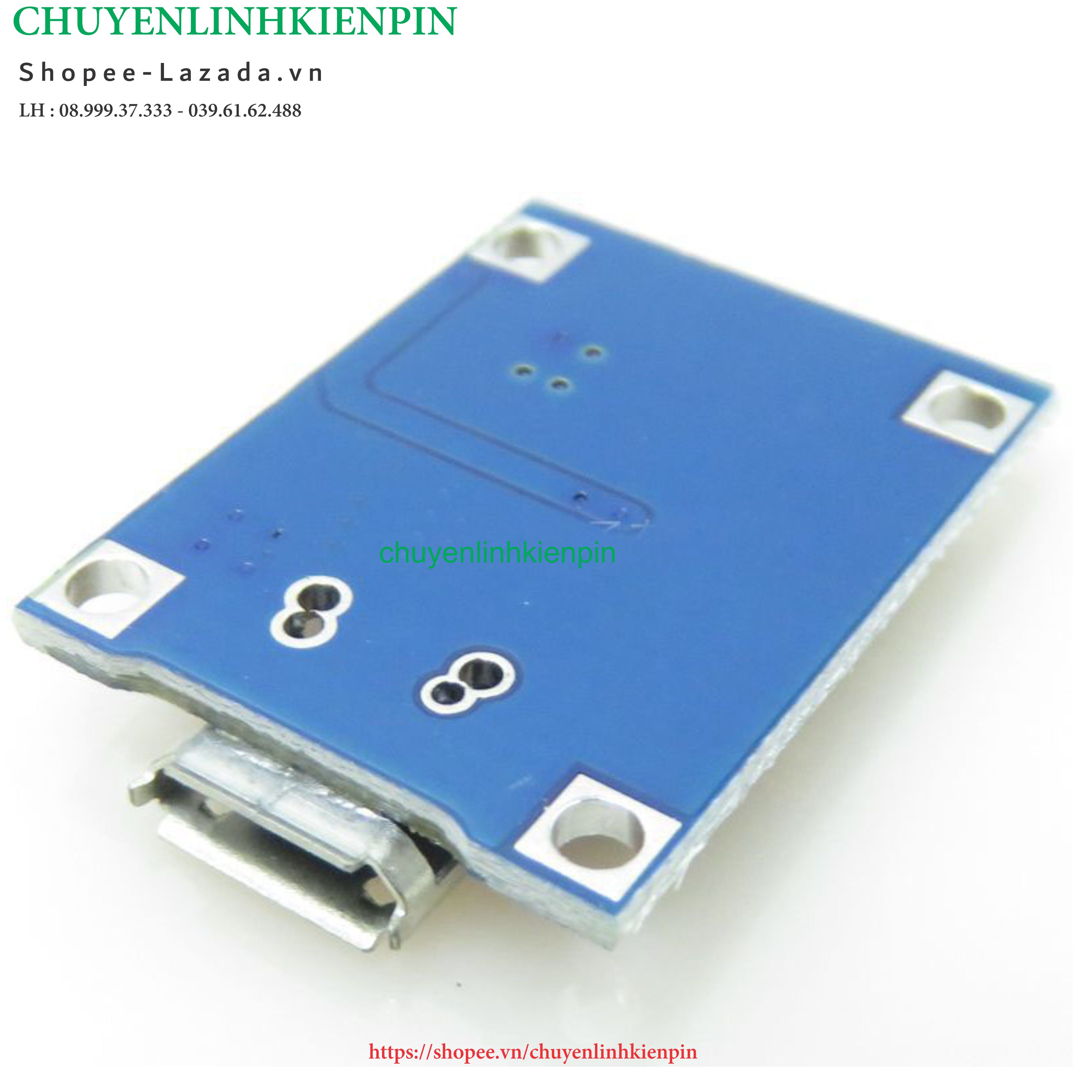 [HCM]Mạch Sạc Pin TP4056 1A Micro cổng sạc Micro USB ( BL64 134 )