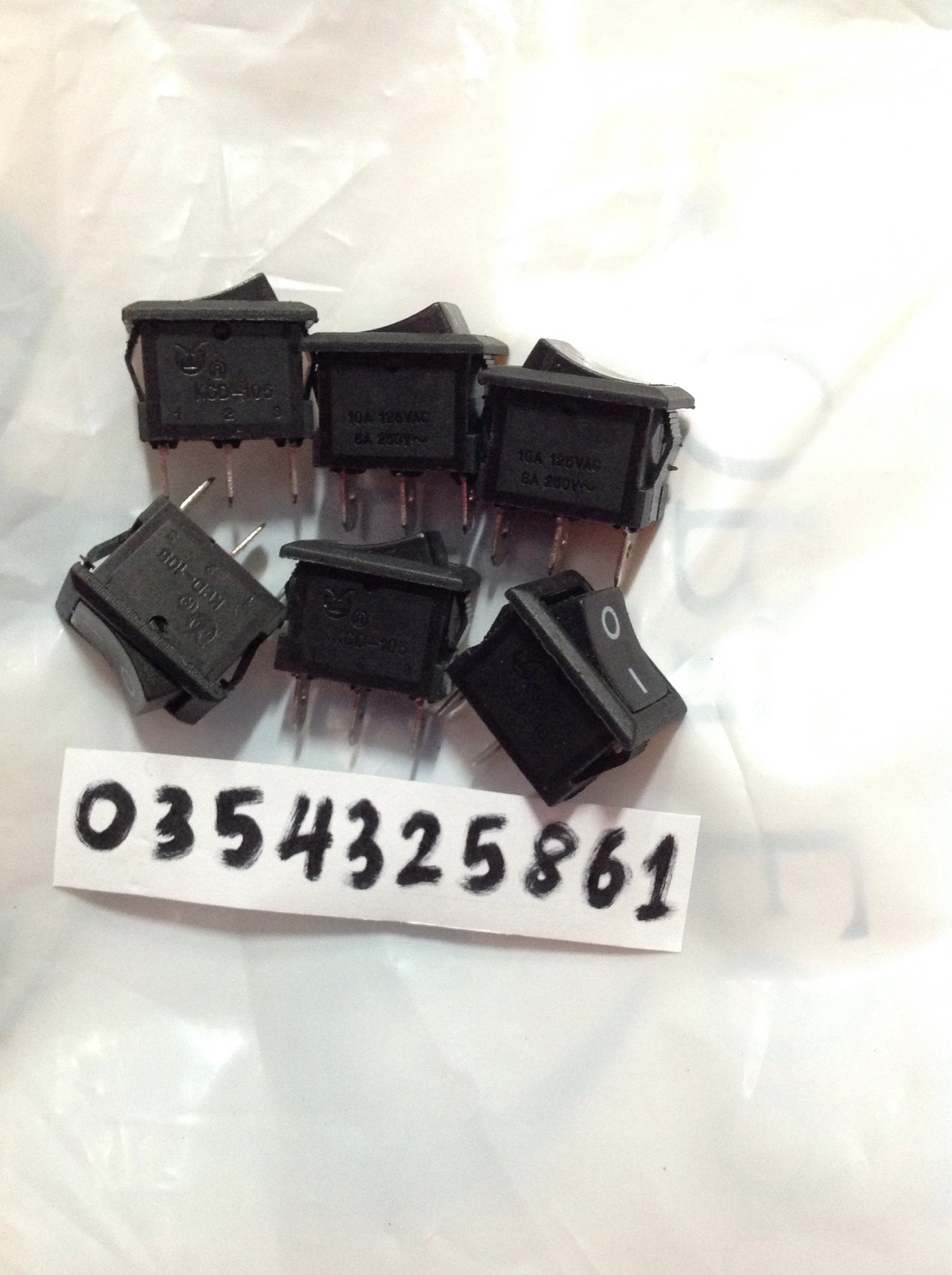 10 công tắc bập bênh 2 chân KCD-101