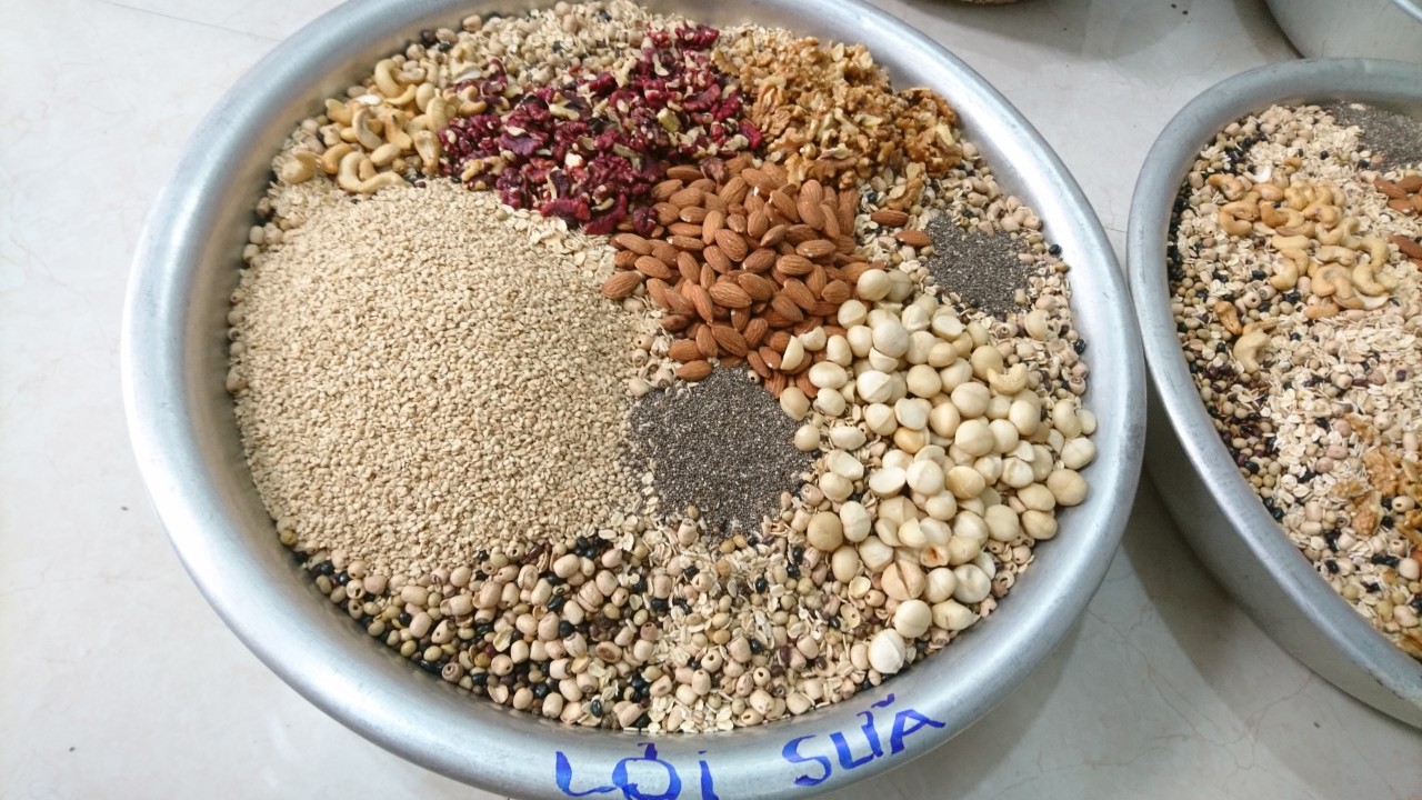 1KG BỘT NGŨ CỐC LỢI SỮA 17 loại hạt Cao Cấp