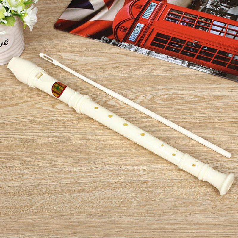 Sáo dọc Recoder 8 lỗ Kèm que vệ sinh dành cho học sinh âm nhạc