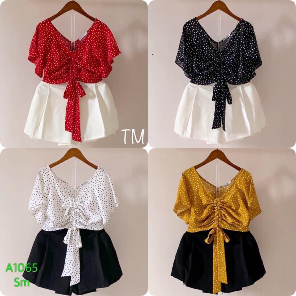 SET CHÂN VÁY KÈM ÁO KIỂU CỰC HOT UZU (AK)