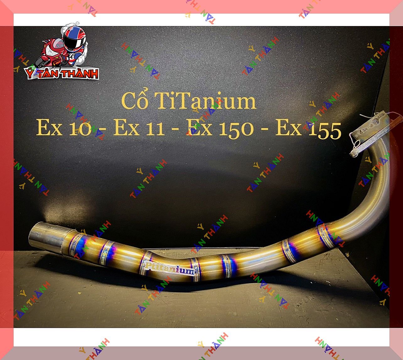 Cổ pô titan xe exciter các đời 2006-2021 MS14