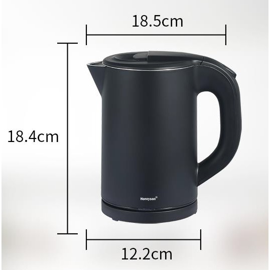 HOTEL - Bình đun siêu tốc cách nhiệt Honeyson 0.8L