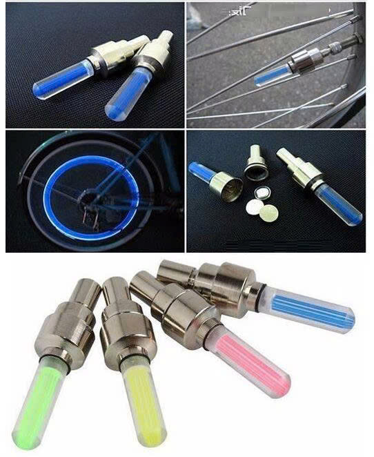 Bộ 2 Đèn Led Gắn Van Xe Hình Trụ Cao Cấp