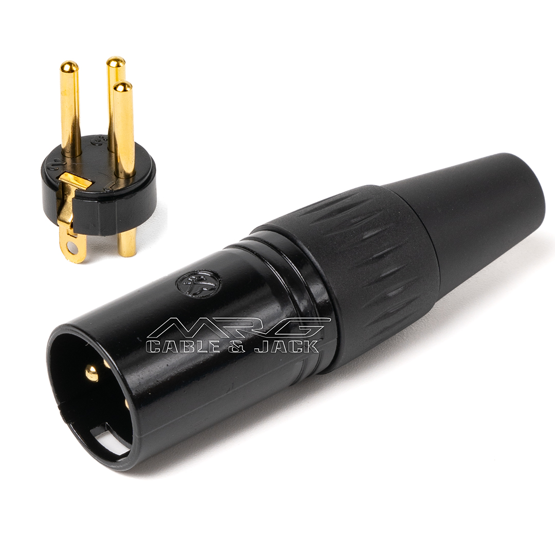 Jack Canon Đực Chân Đồng Dùng Hàn Dây Âm Thanh, giá 1 chiếc (XLR-male) | rắc canon, giắc canon, rack canon, jack hàn dây canon.