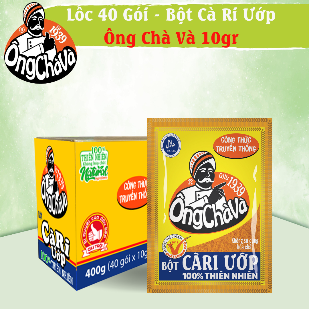 40 packs of Ong Cha Va Curry Seasoning Powder 10g