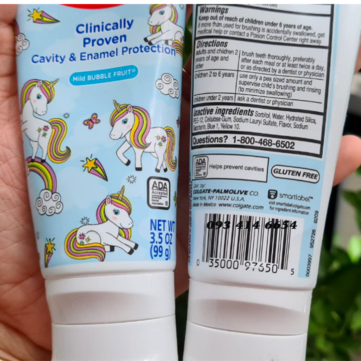 Kem Đánh Răng Colgate Trẻ Em 99gr