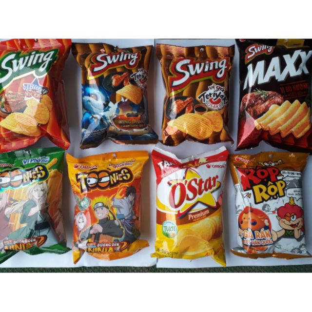 COMBO 2 BIM BIM CÁC LOẠI ( OSTAR, SWING,TOONIES, MAXX...)