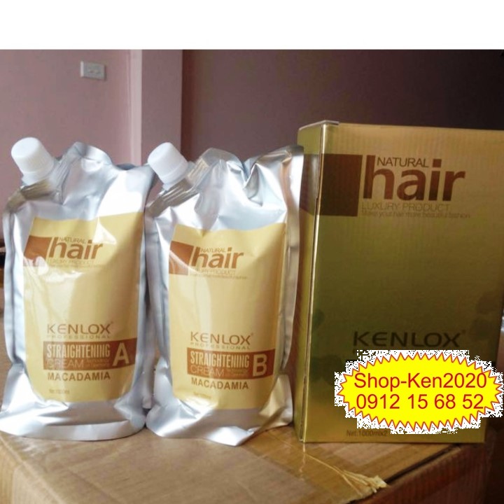 Kem duỗi tóc thơm Kenlox (1000ml x2)