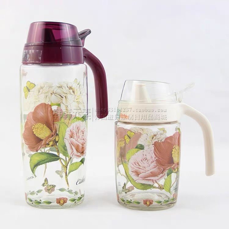 Combo hai Bình đựng nước mắm,đựng dầu ăn thuỷ tinh cao cấp 300ml và 500ml