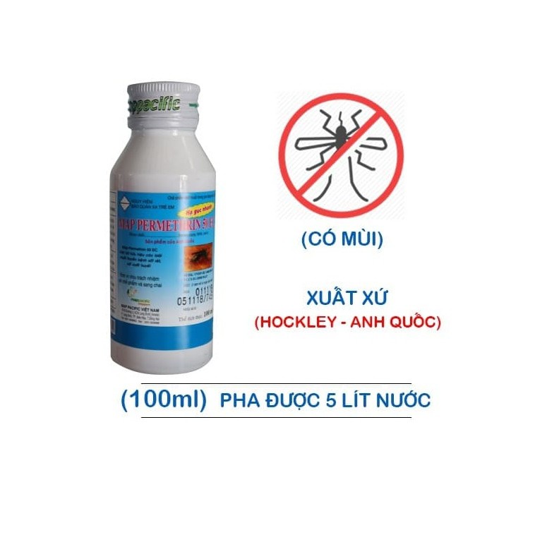 Thuốc Diệt Muỗi Map Permethrin 50Ec Chai 100Ml Hiệu Quả