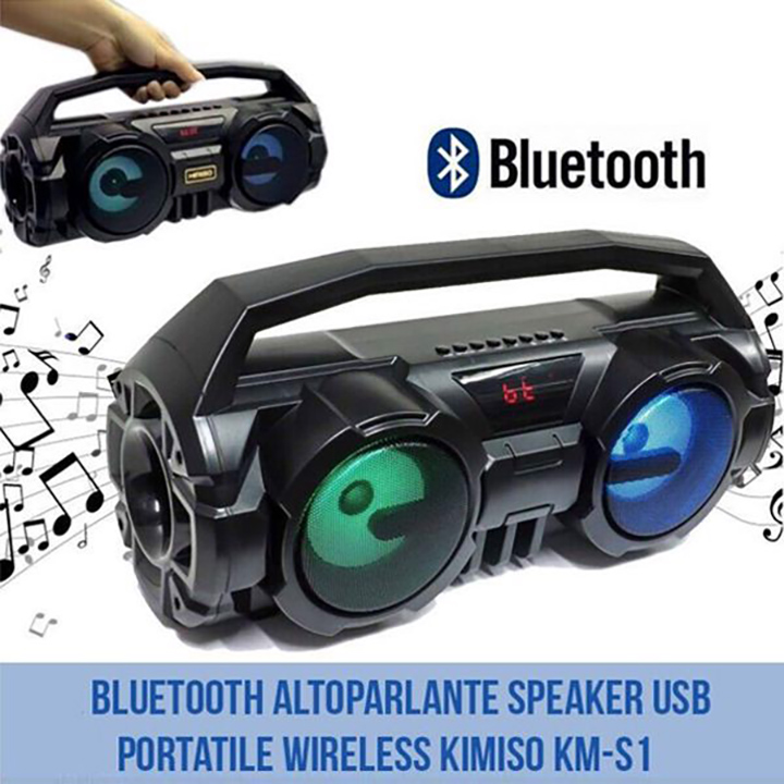 Loa karaoke Kimiso KM-S1 có bluetooth kèm mic