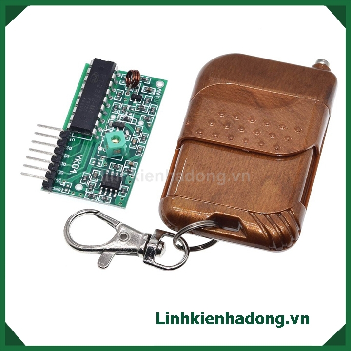 Mạch Thu RF 315Mhz PT2272-M4 + Remote 4 Kênh