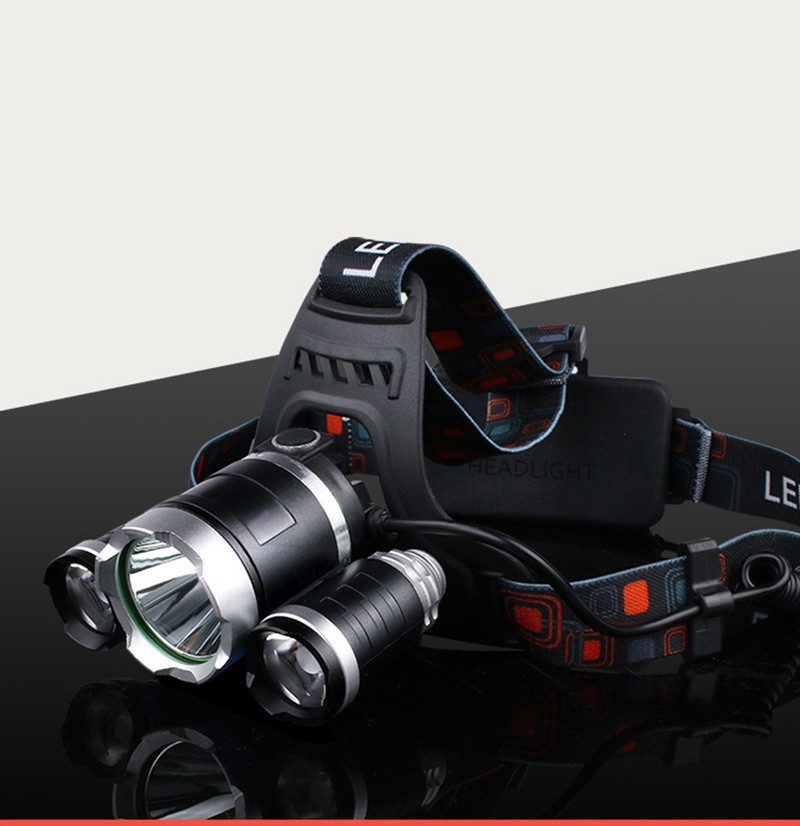 [HCM]Đèn pin Led siêu sáng đội đầu 3 bóng siêu sáng