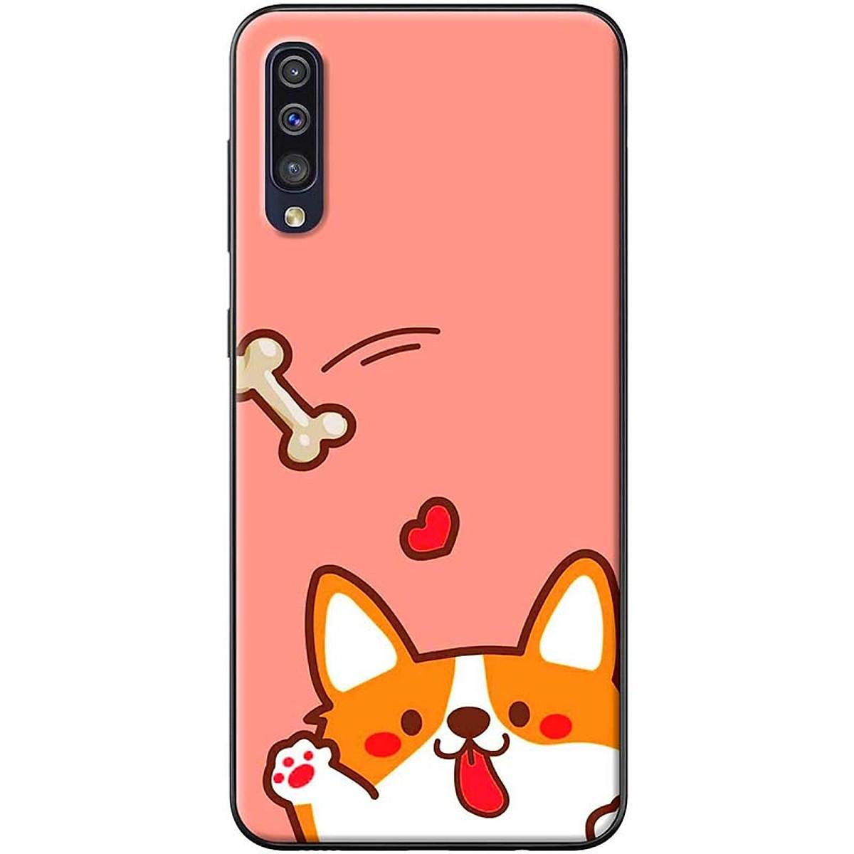 Ốp lưng dành cho Samsung Galaxy A70 mẫu Chó chờ xương