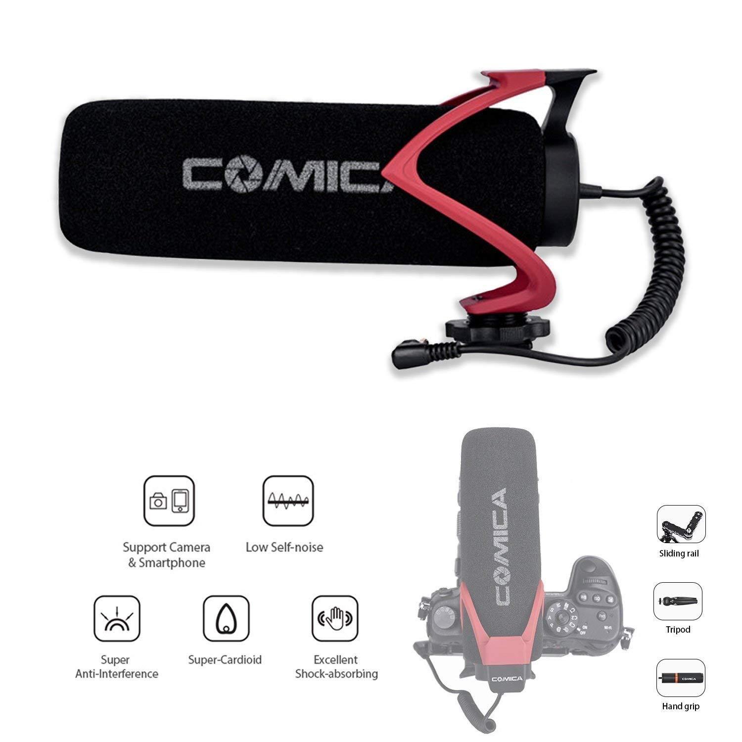 Comica CVM-V30 LITE - Micro shortgun cho điện thoại, máy ảnh