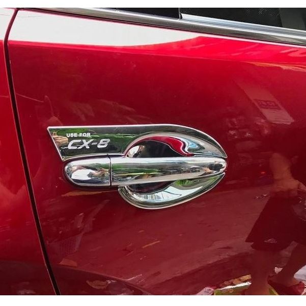 Ốp tay nắm, hõm cửa xe Mazda CX8 2018 2019 2020 2021 2022 2023