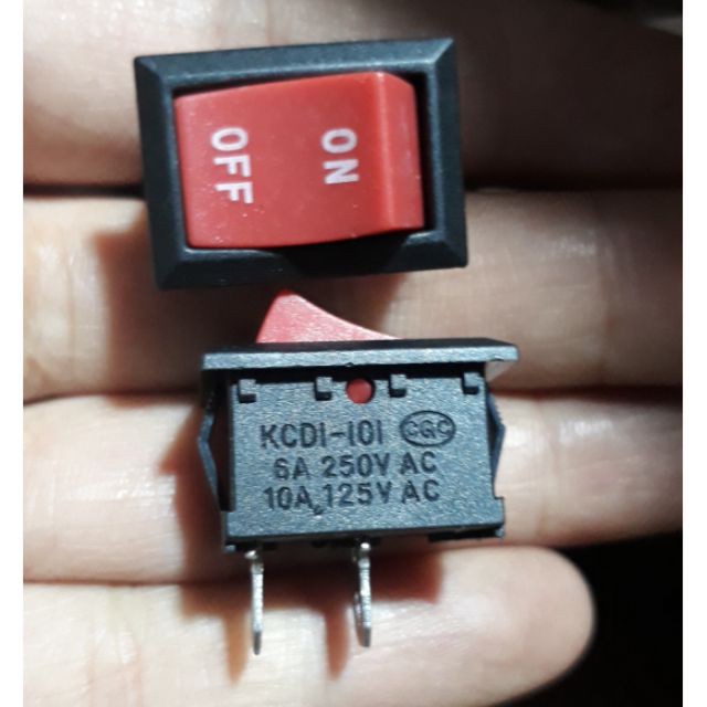 Công Tắc Bập Bênh KCD1-101 2P - 250V 6A.