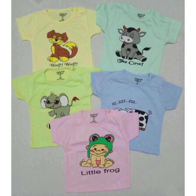 Set 5 áo cộc tay Carter cho bé