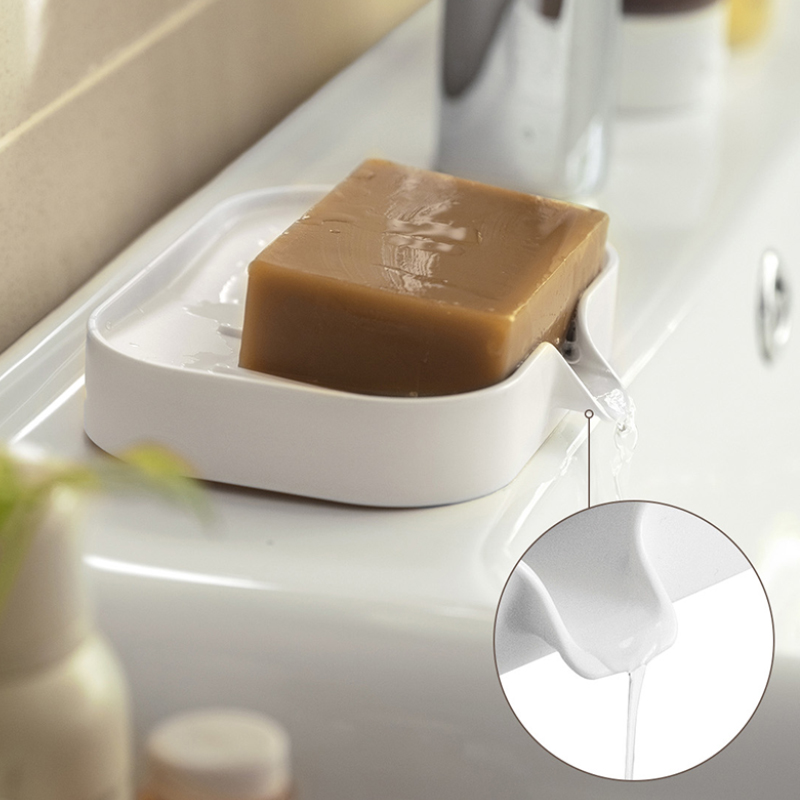 Khay đựng xà bông cục có khe thoát nước