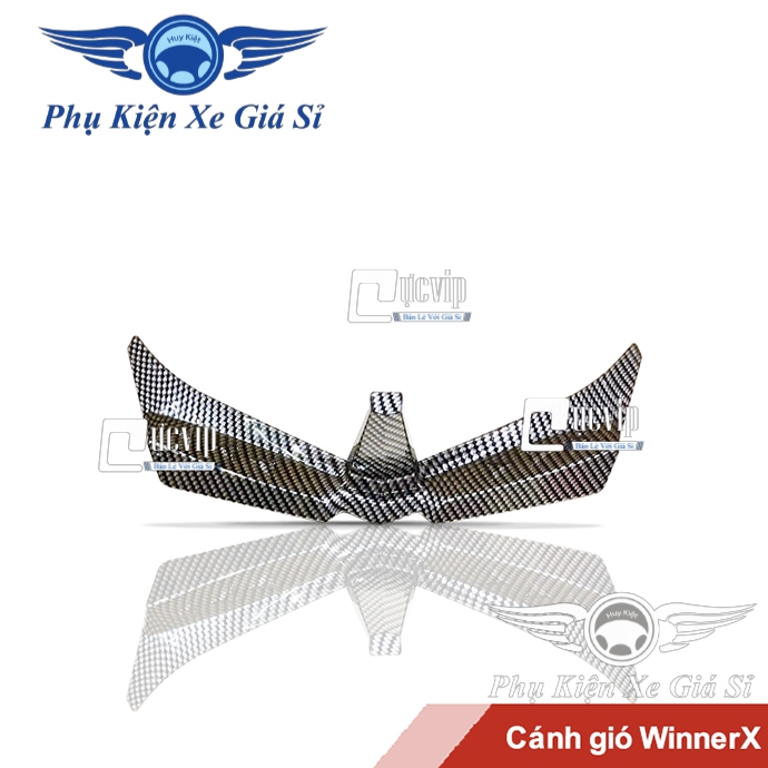 (ĐEN) Cánh Gió Trước Winner X Sơn Kiểu Cao Cấp MS2022
