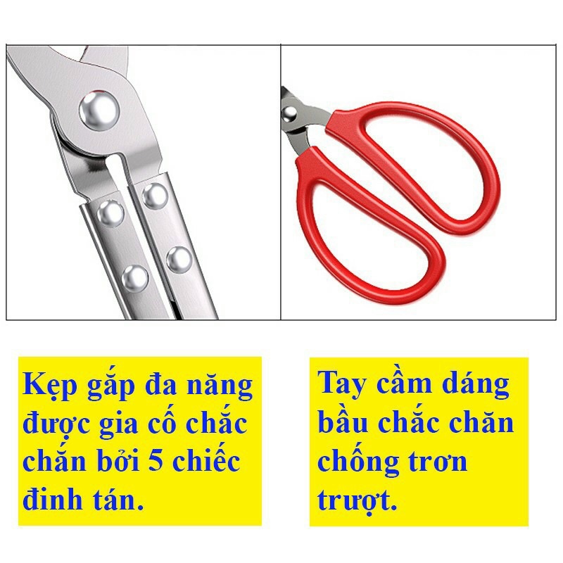 Kẹp bắt lươn cua cá hải sản
