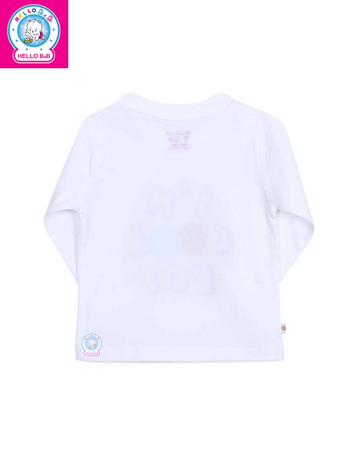 Áo cổ viền bo tay dài AL0010 (hình in ngẫu nhiên) - HELLO BB