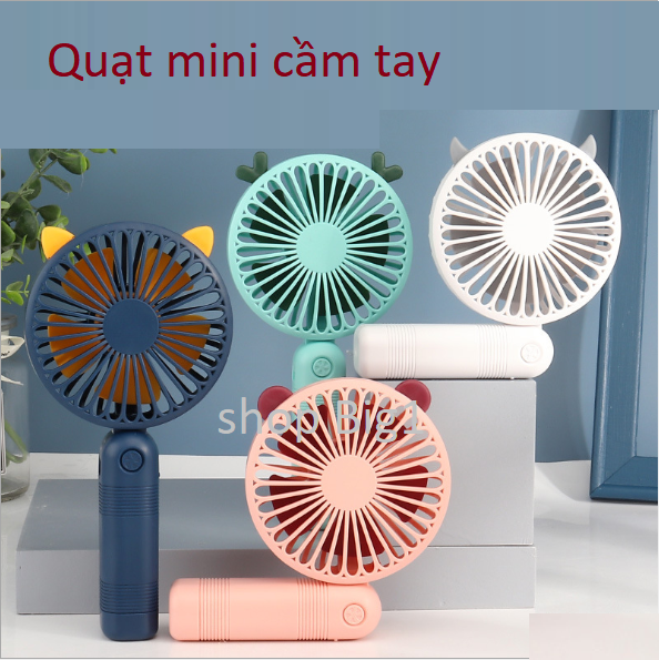 【THANH LÝ】Quạt Mini Quạt Cầm Tay Mini Fan Gấp Gọn Sạc Usb