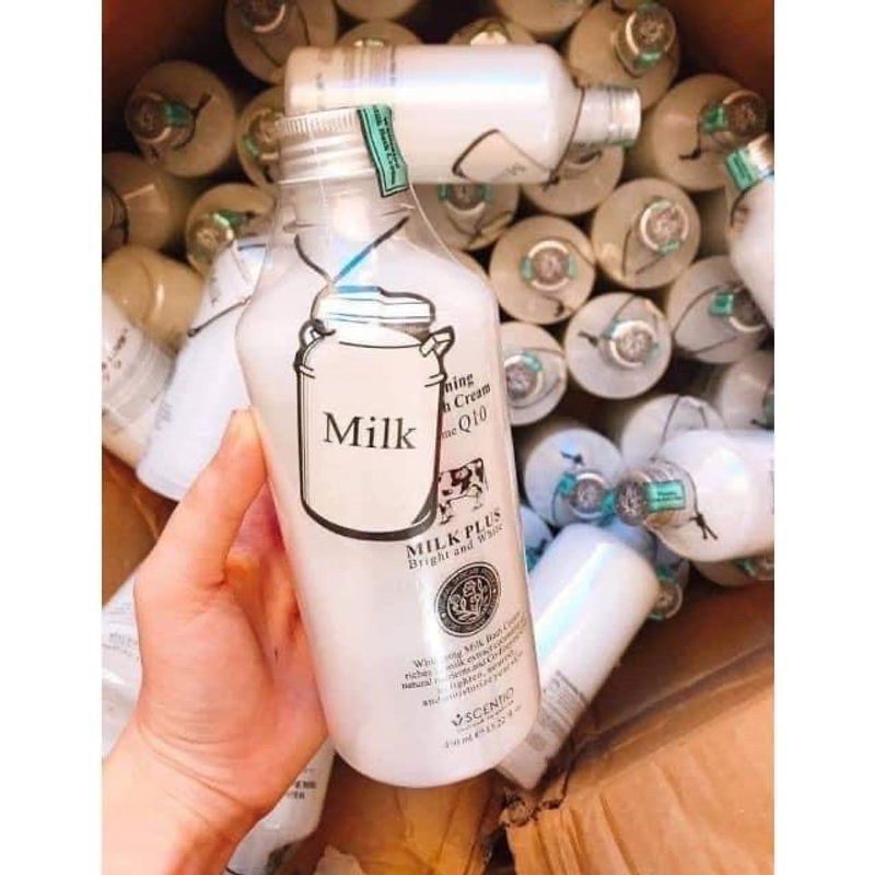 Sữa tắm bò Milk plus Q10 Thái Lan 450ml