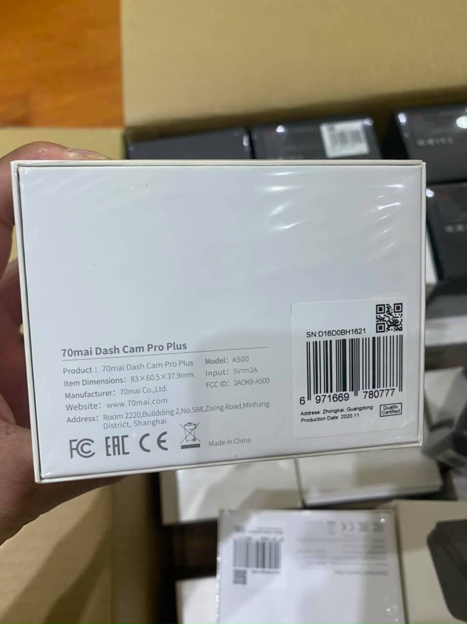 Camera hành trình 70mai Dash Cam Pro Plus A500 (Quốc Tế)