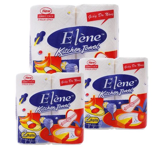Giấy lau bếp Elene túi 2 cuộn