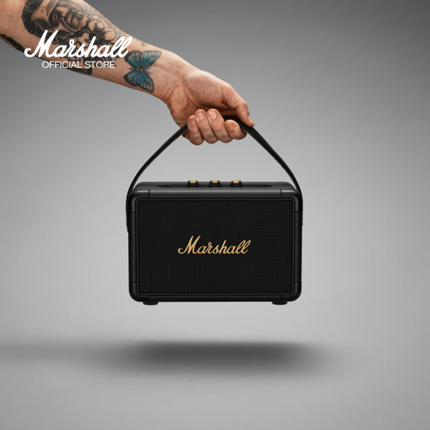 Marshall Kilburn II Bluetooth Portable Speaker, Black & Brass