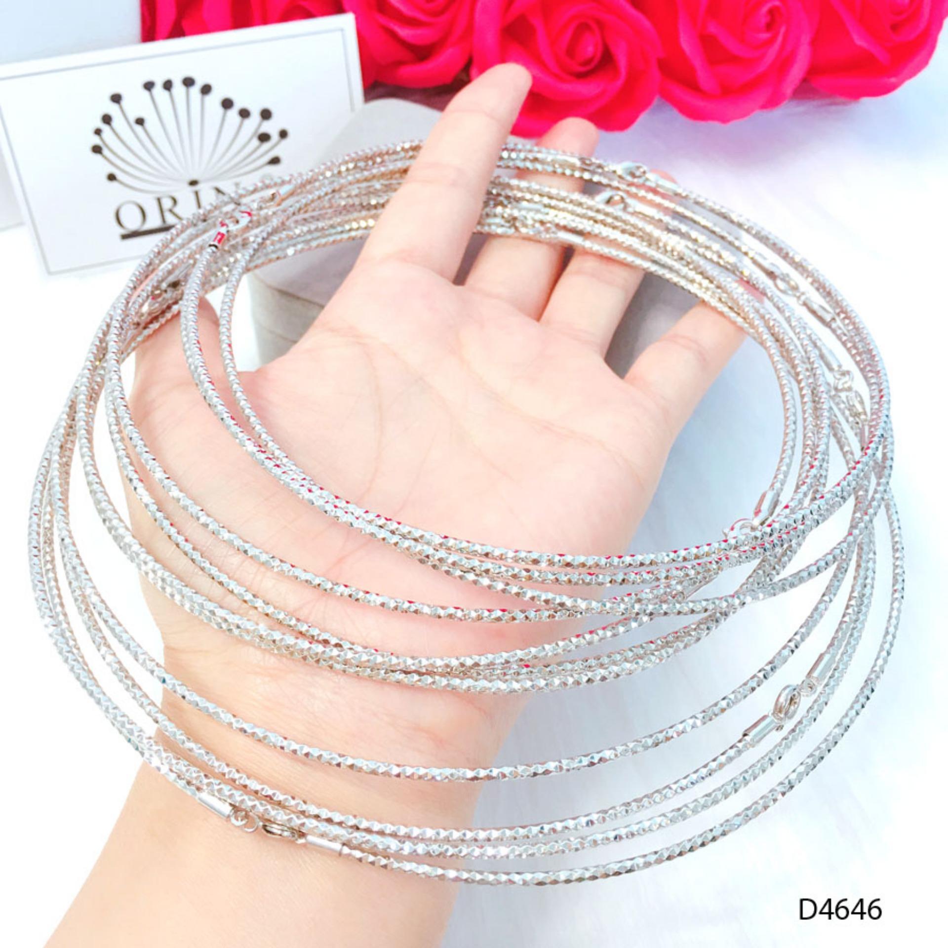Kiềng bạc, vòng cổ  thiết kế thời thượng Orin D4646