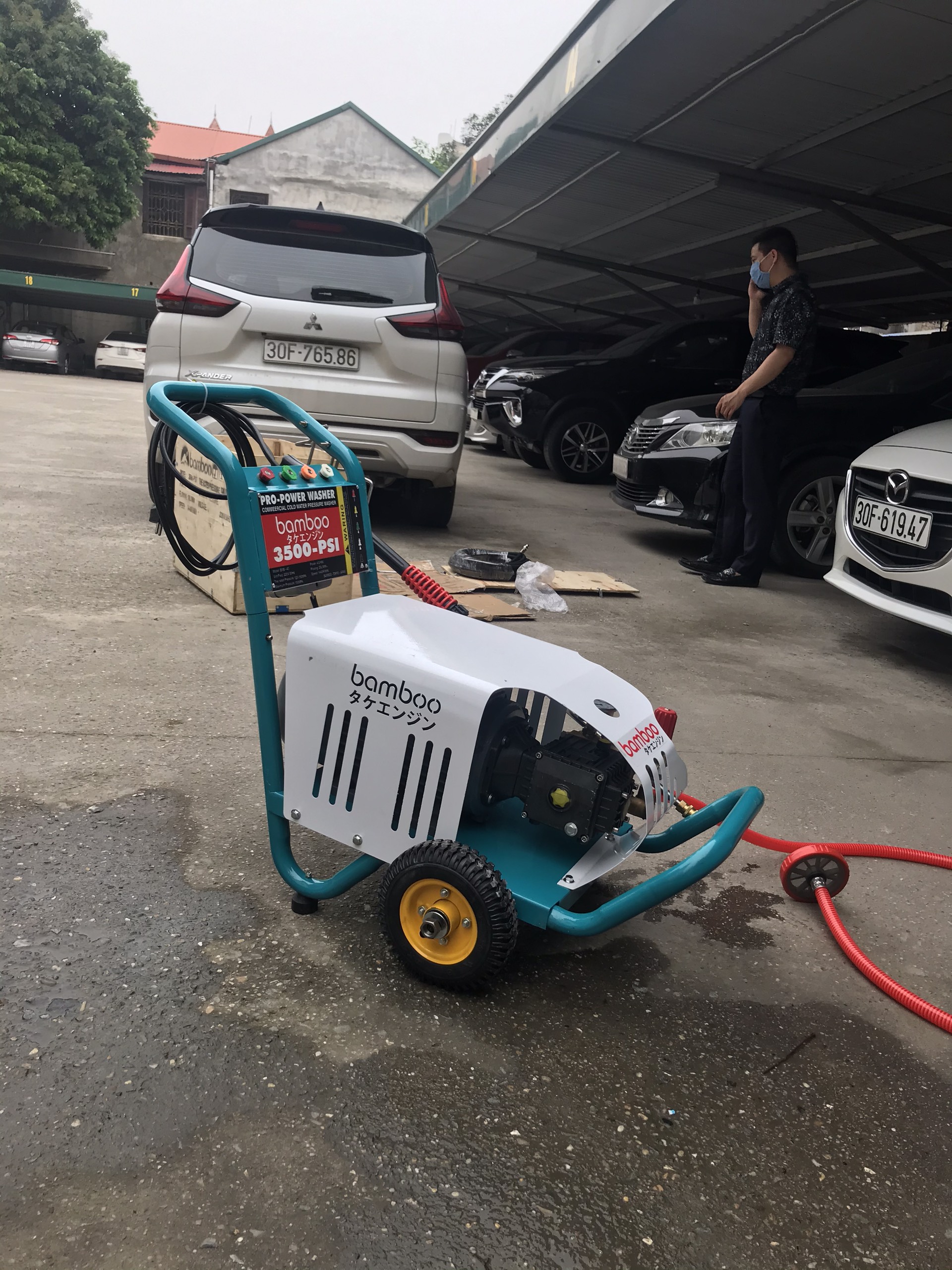 Máy Rửa Xe Bamboo 3.5kw 3300PSI (Piston Sứ)