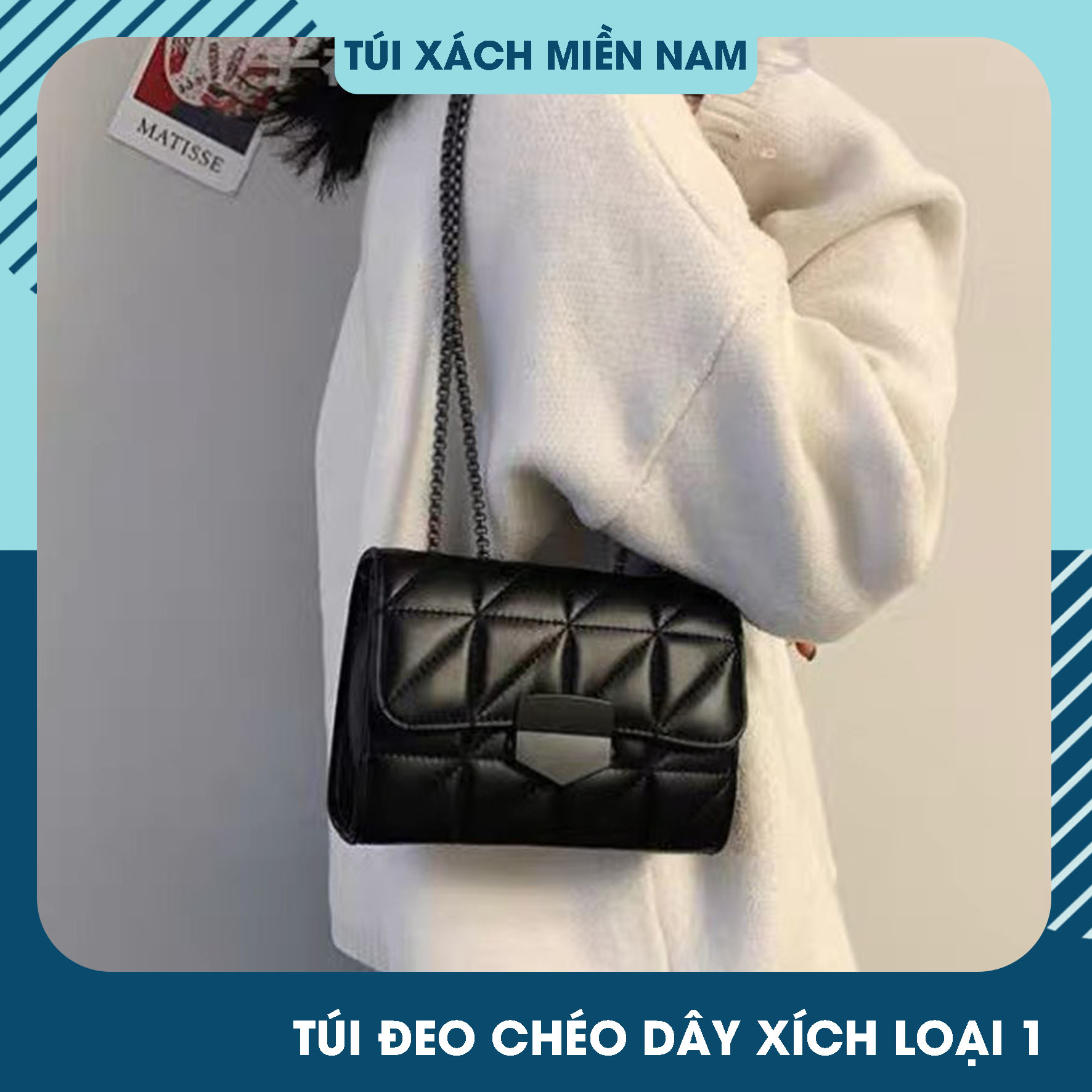 Túi Xách Đeo Chéo Thời Trang Nữ Hàng Cao Cấp Chuẩn Từng Chi Tiết Đẹp _Túi 09 Hiếu Túi Store