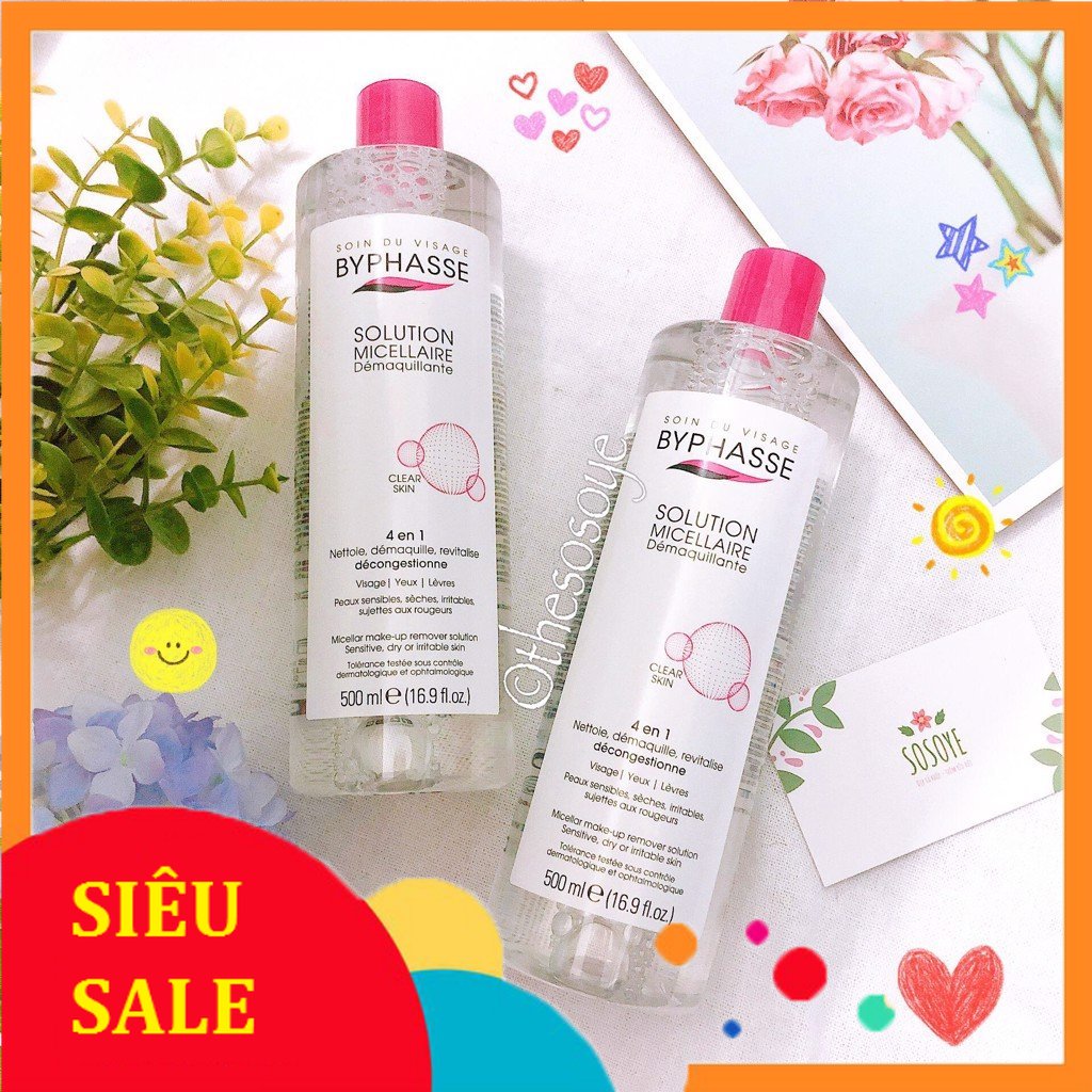 Nước tẩy trang byphasse cho mọi loại da 500ml