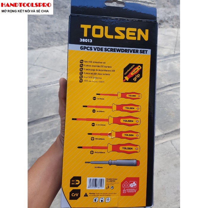 Bộ Vít Cách Điện Tolsen 6 Cây 38013