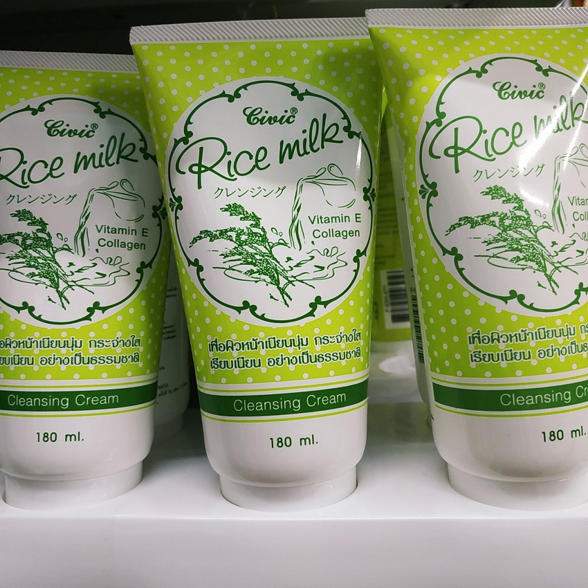 Sữa Rửa Mặt Gạo CIVIC Rice Milk 180ml THÁI LAN (Giảm 20K ship cho đơn từ 49K)
