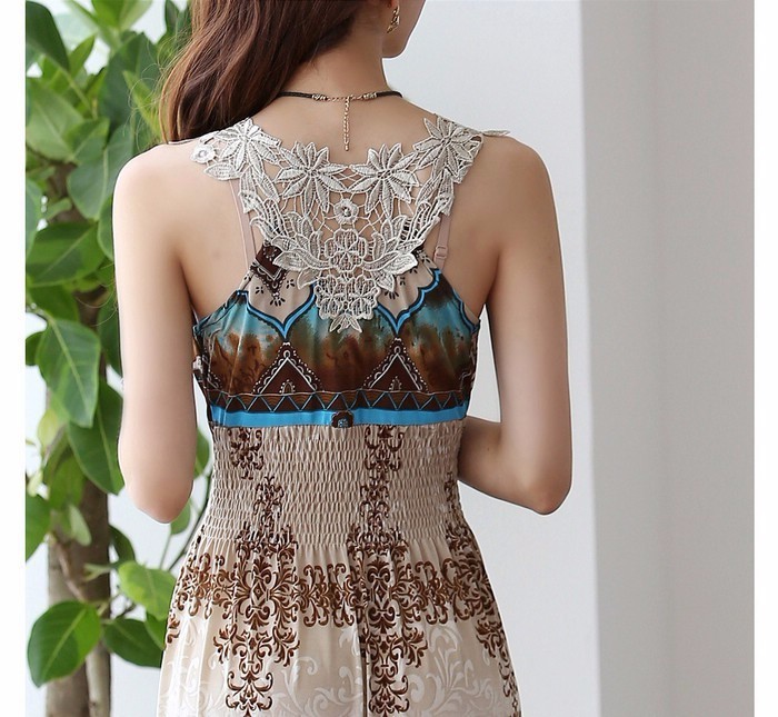 [HCM]Đầm maxi thun lụa mềm mại - Lindashop
