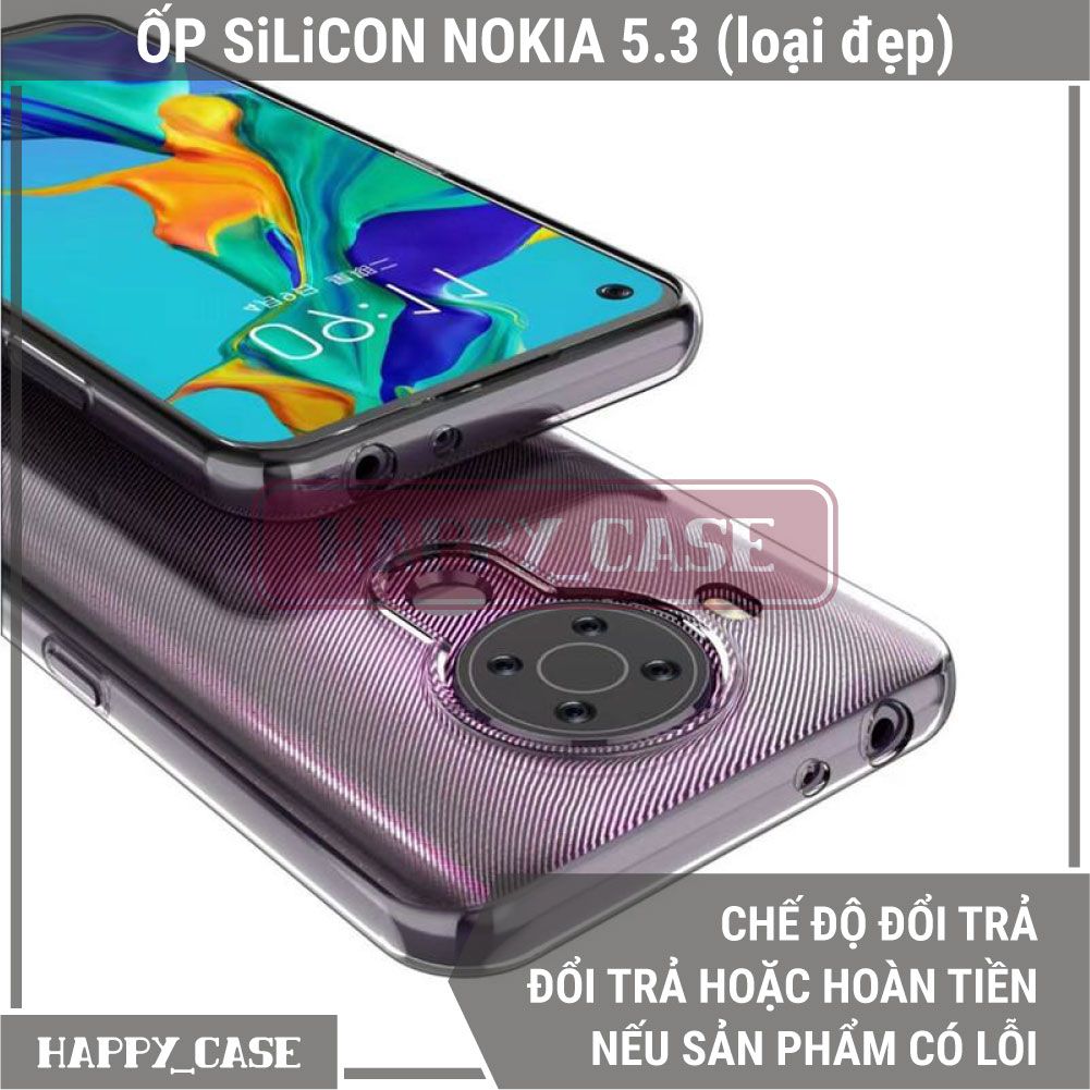 Ốp Lưng Điện Thoại Nokia 5.4 (Loại Đẹp) Thin Transparent Silicon
